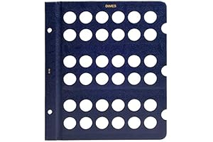 Whitman Blank Dime Album Page