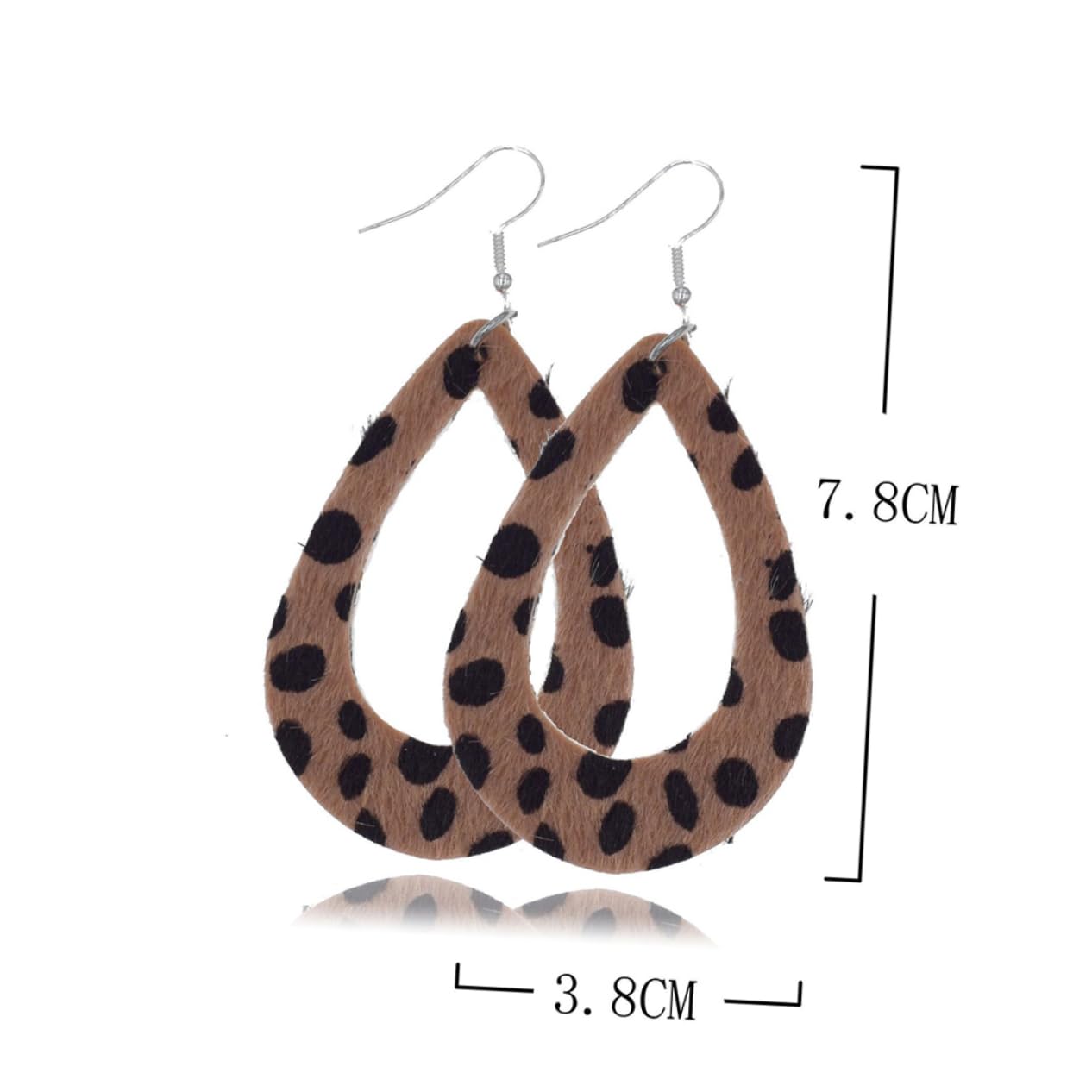 VALICLUD 30pares Pendientes De Cuero De Leopardo Para Mujeres Joyería Creativa De Doble Colgante Pack De Diseño Único y Ligeros Perfectos Para Ocasiones Especiales y Uso Diario
