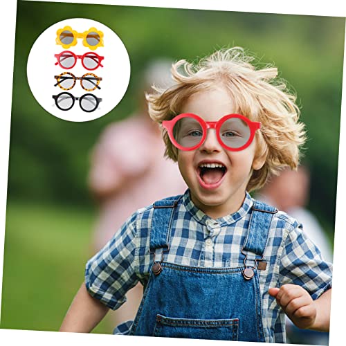 4pcs and Girls Sunglasses Light Protection for Party Props and Dance Events3