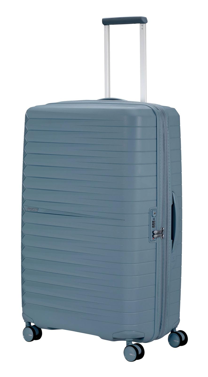 American Tourister Fastforward Spinner 78/29 TSA EXP Trolley Steel Blue Azul Claro