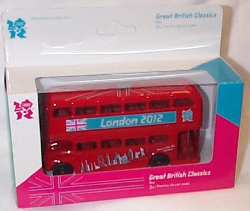 corgi 2012 great british classics olympic red london bus 1.64