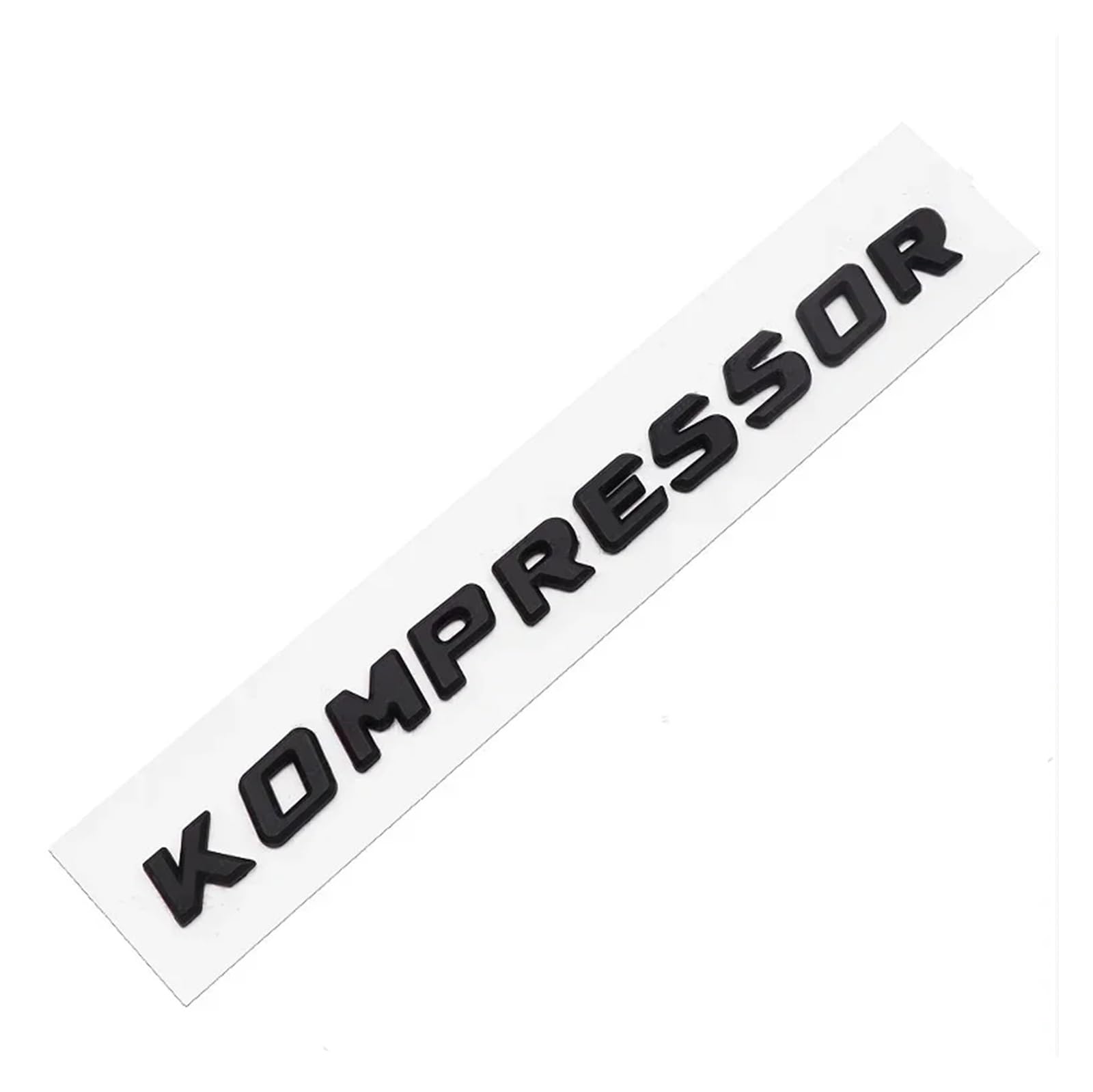 Aqxywqll Matt Black 3D Abs Kompressor Letters Car Rear Trunk Mudguar Emblem Badge Car Sticker Decals Compatible With C230 C200 C180 Slk Clk 200K Sl Cls(Color:,Size:18.8cm X 1.4Cm)