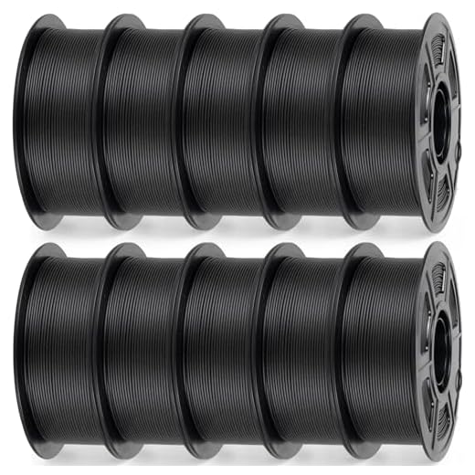 IEMAI Carbon Fiber PETG Filament 1.75mm Bundle 10KG, Matte Black PETG-CF 3D Printer Filament with Dimensional Stability & Low Warpage, High Rigidity, Heat Resistant, Easy Print