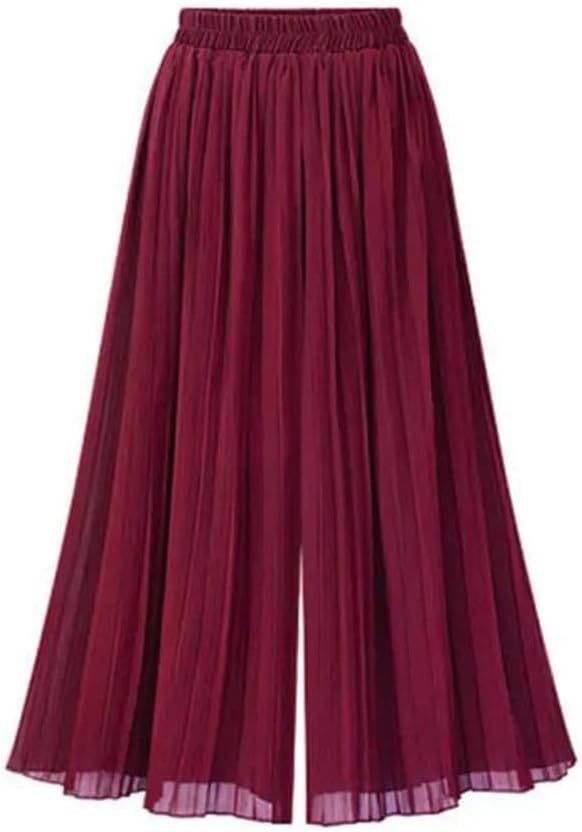 Women's High Waist Pants Wide Leg Ruffles, Vintage, Casual Party Fashion Trousers