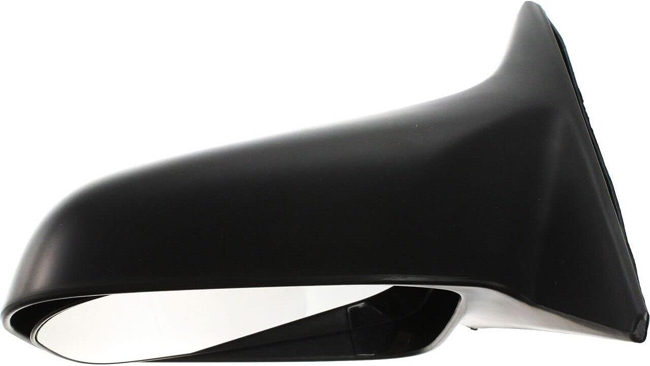 Side Mirror Replacement For 2001 2002 2003 2004 2005 Honda Civic DX EX GX LX - Driver Side Mirror Includes Clear Glass, Housing, Cover - Black Color, Non-Heated, Paintable, Non-Foldable