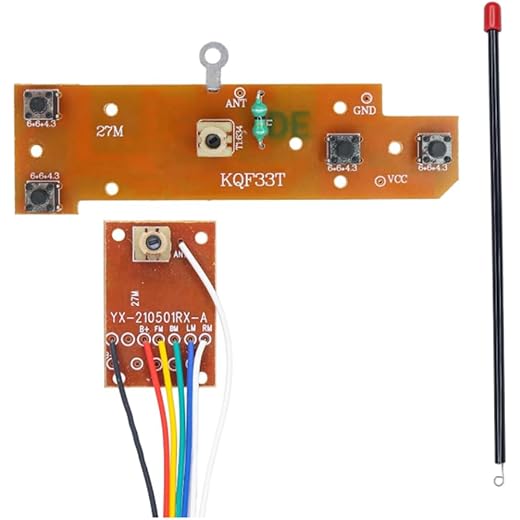ElectroSys 4CH RC Transmitter & Receiver Kit 27MHz