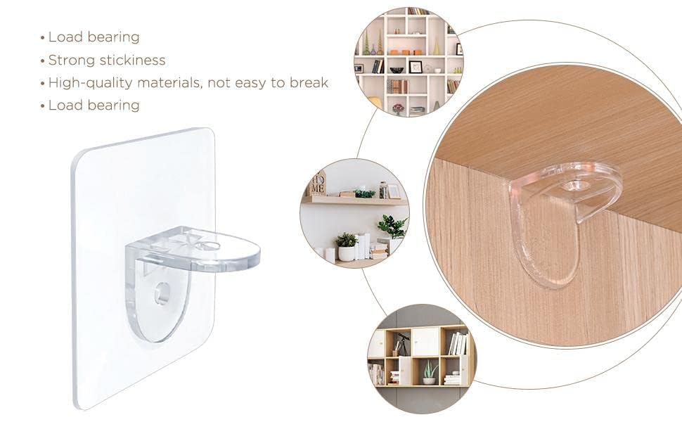 AARKRI SALES Multi-Purpose Wall Hooks for Home Storage - Durable, Easy-to-Install Plastic Hook Rack for Organizing Your Home and Office Space - (20 Pcs) 2