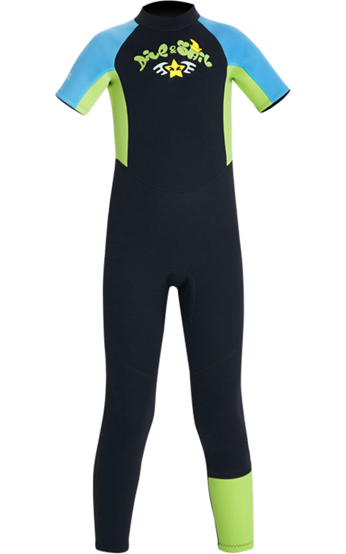 Kids 2.5mm Neoprene Thermal Wetsuit for Boys Girls Toddle UV Protection Full Shorty Surfing Dive Snorkeling Wet Suits