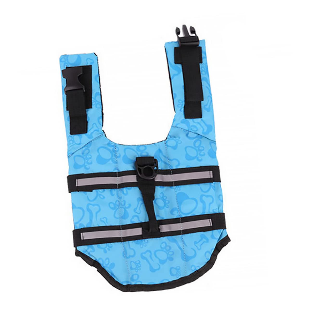 Toddmomy Vest for Swimming Dog Adjustable Belt Bright Patterns Safe for Pool Boating