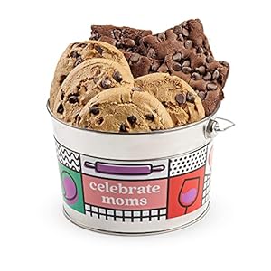 David’s Cookies Mother’s Day Gluten-Free Cookies And Brownies – Celebrate Your Mom’s Special Day – Comes With A Lovely Tin Bucket – Ideal Gift For Moms This Mother’s Day (1.3 Lbs)