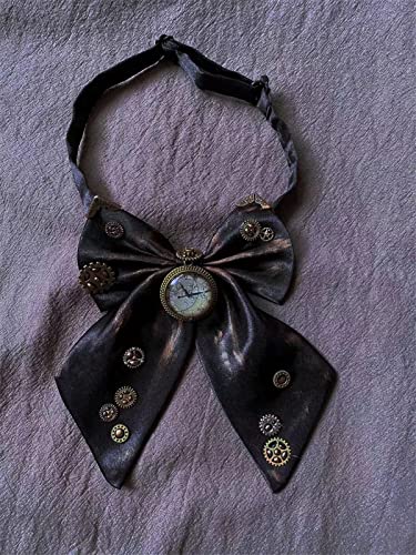 Corbata victoriana Steampunk BLESSUME para desfiles góticos y convenciones cosplay 3