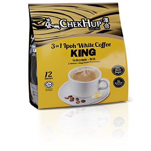 Chek Hup 3 in 1 Ipoh White Coffee Instant Coffee (3 in 1 Ipoh White Coffee King, 6 Pack) image 2