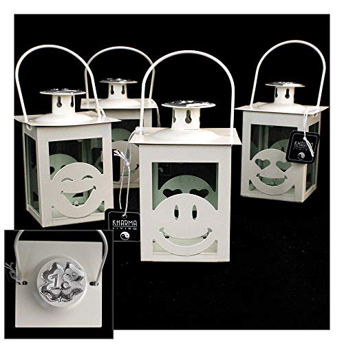 DLM-31548 (Kit 6 Pezzi) Lanterna Bianca Faccine