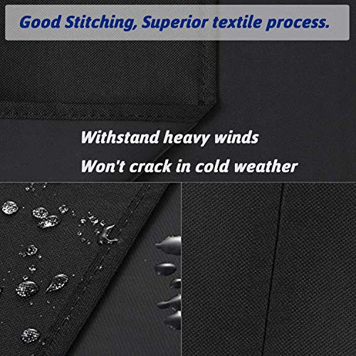 Utheer Heavy Duty Waterproof Wood Pellet Grill Cover For Traeger 34, Pro 34/780, Texas Pro 34, Z Grills 700/550 Series Grills, Outdoor Full Length Smoker Grill Cover For Traeger Bac380 Bac504 #TOP5