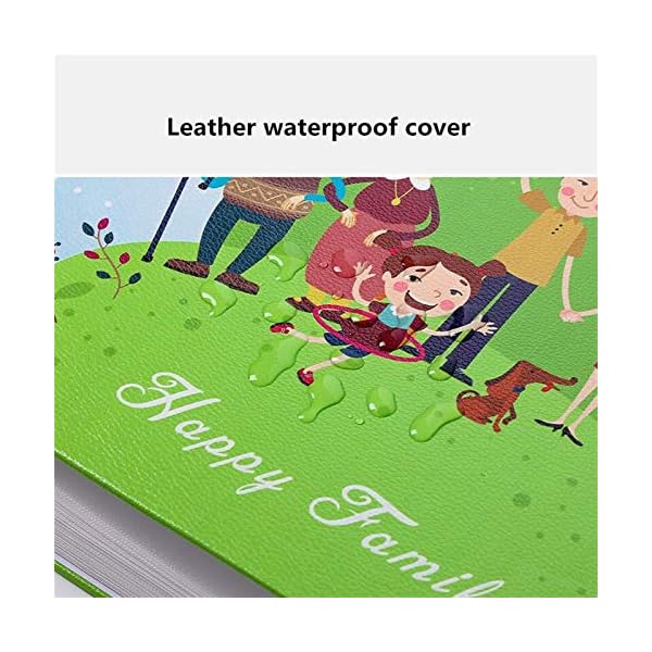 Bswefty Fotoalbum Scrapbook Album 4x6 Familienalbum Interstitiale 6-Zoll-große Kapazität Albumbuch Baby Wachstum Buch… – Bild 8