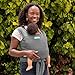 Moby Baby Wrap Carrier Element for Newborns to Toddlers (8-33lbs), Infant Sling Carrier, Ultra Lightweight & Hands Free Design, Adjustable for All Body Types (Asphalt)