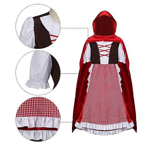 Disfraz Caperucita Roja para Niñas con Capa miniatura 5