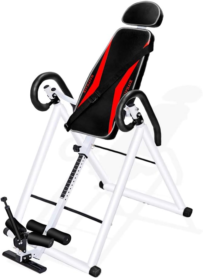 HAIPHAIK Heavy Duty Inversion Tabl - Adjustable Inversion Therapy Table,Back Stretcher Machine for Pain Relief Therapy