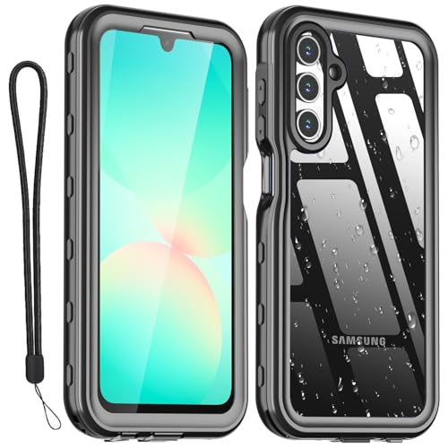 AICase for Samsung Galaxy A26 Case Waterproof Clear,Dustproof and Shockproof,IP68 Certified Real 360 Full Body Protection Fully Sealed Underwater Cover for Galaxy A26 6.7' 2025