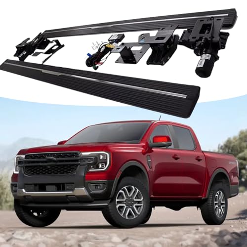 2PCS estribos laterales eléctricos para Ford Ranger 2023-2025