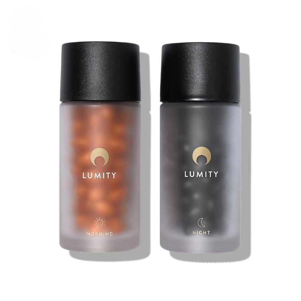 LUMITY Morning Night Male Supplement - 24-Hour Nutritional Support for Energy Sleep Quality Immune Health Skin - Vitamins