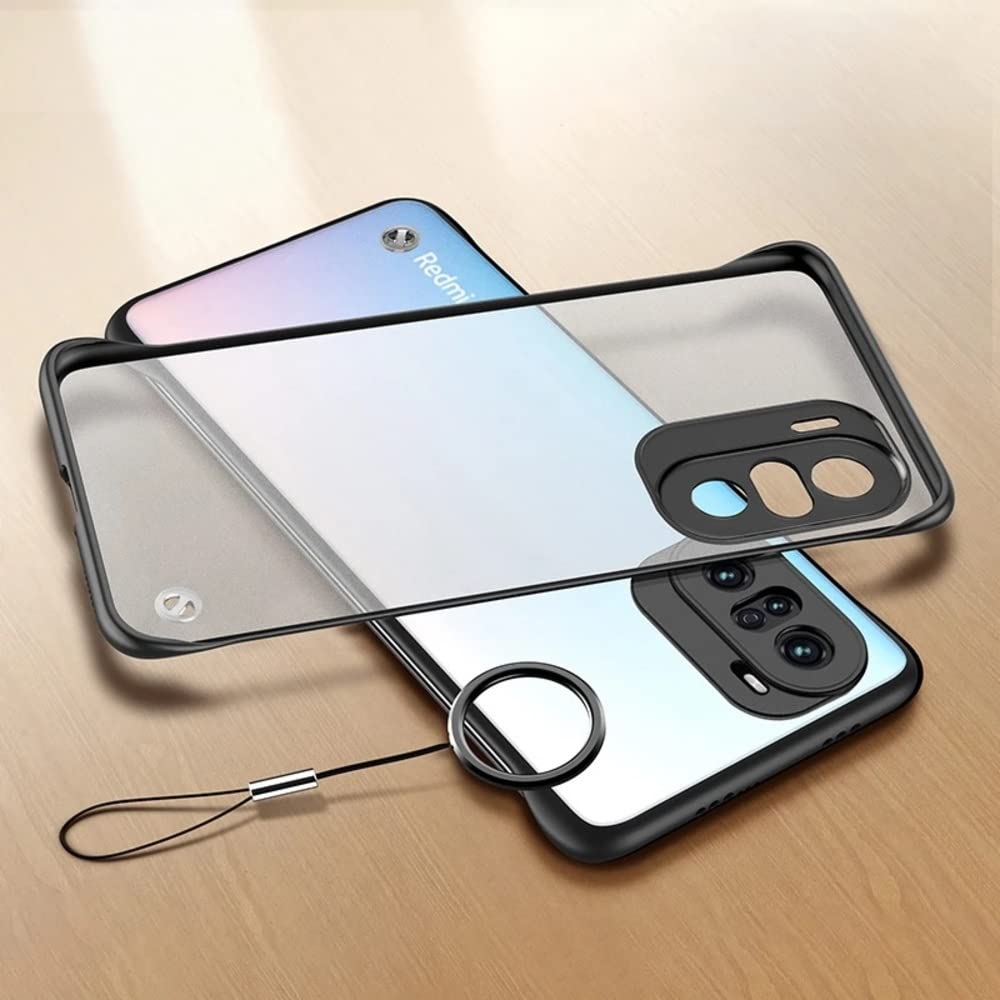 REALCASE Xiaomi Mi 11X / Mi 11X Pro Back Cover Case | Slim Translucent Frameless Matte Hard Skin TPU Shock Proof Bumper Back Cover Case for Xiaomi Mi 11X / 11X Pro (Black) (B0BSJJYTRQ) Amazon Price History, Amazon Price Tracker