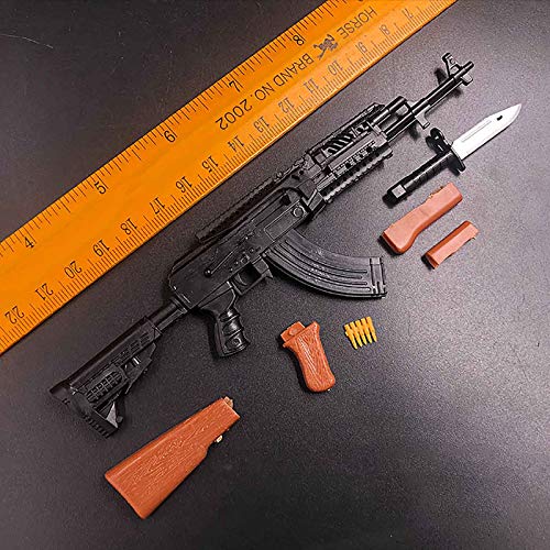 Accesorio rifle de asalto AK47 en miniatura escala 1/6 miniatura 2