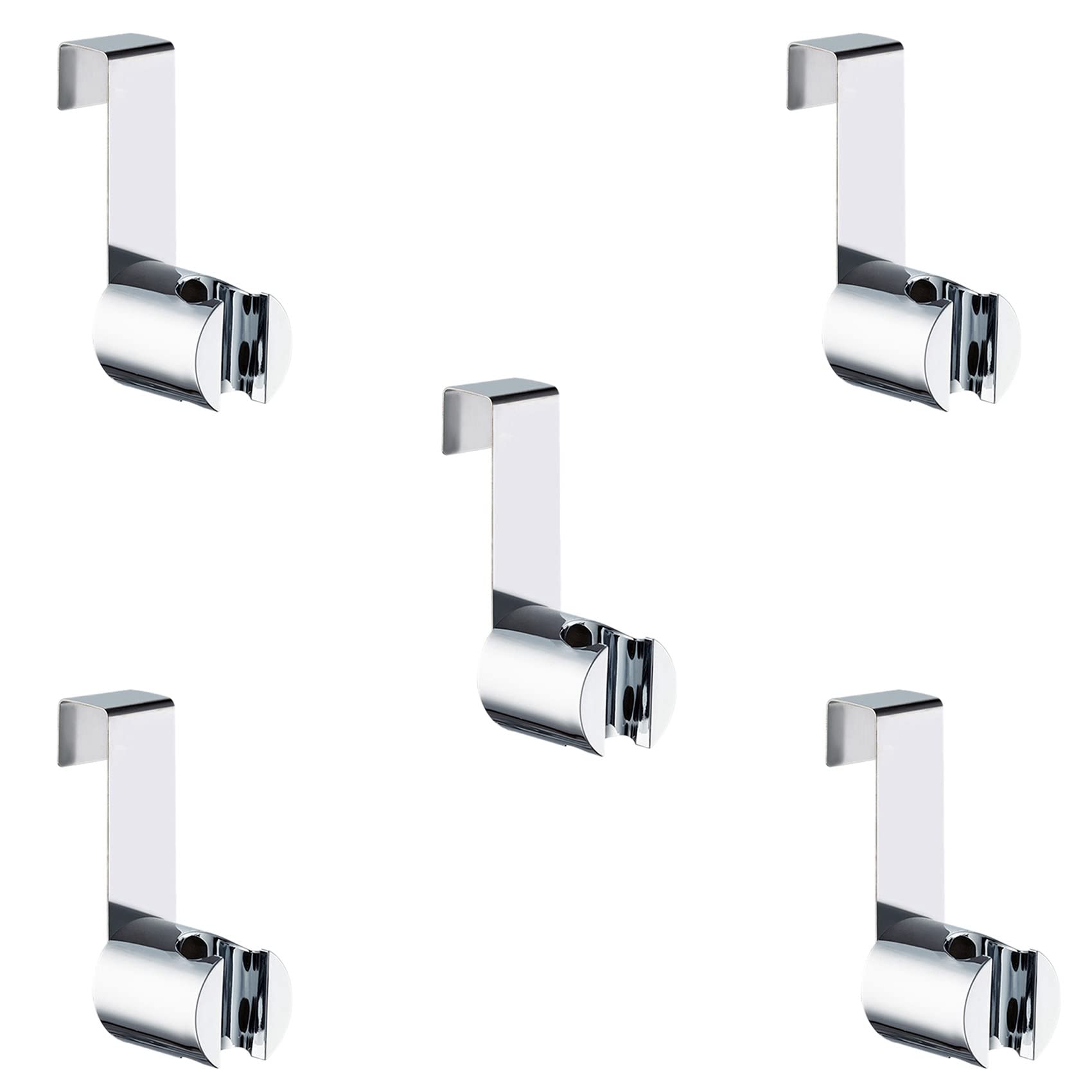 Oewwthy Silver 5X Sprayer Holder With Toilet Hanging Bracket Attachment For Bidet Wand Sprayer