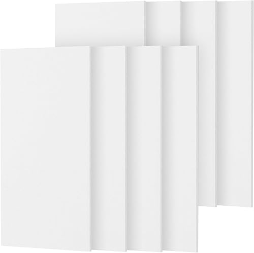 TONOR 8 paneles acústicos, 47.2 x 23.6 x 0.35 pulgadas, paneles de pared autoadhesivos insonorizados, paneles de absorción de sonido para reducción