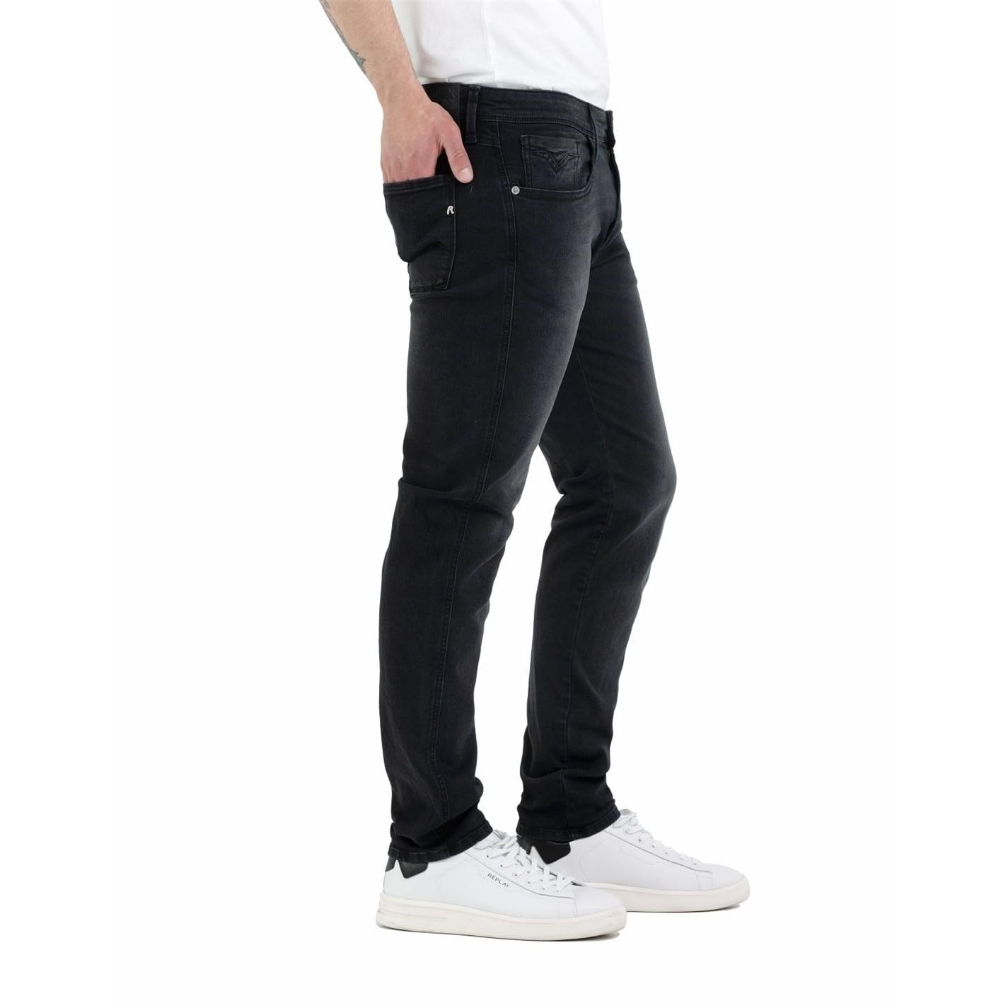 Replay Herren Jeans Anbass Slim-Fit