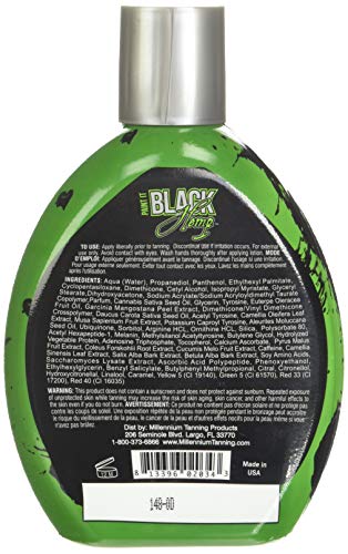 Millennium-Tanning-Products-Paint-It-Black-Hemp-Bronzer-Dark-Tanning-Lotion-135-Ounce Millennium Tanning Products - Paint It Black Hemp Bronzer & Dark Tanning Lotion - 13.5 Ounce