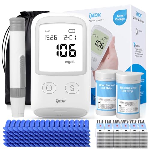 IMDK Blood Glucose Monitor Kit, 𝗖𝗹𝗶𝗻𝗶𝗰𝗮𝗹𝗹𝘆...