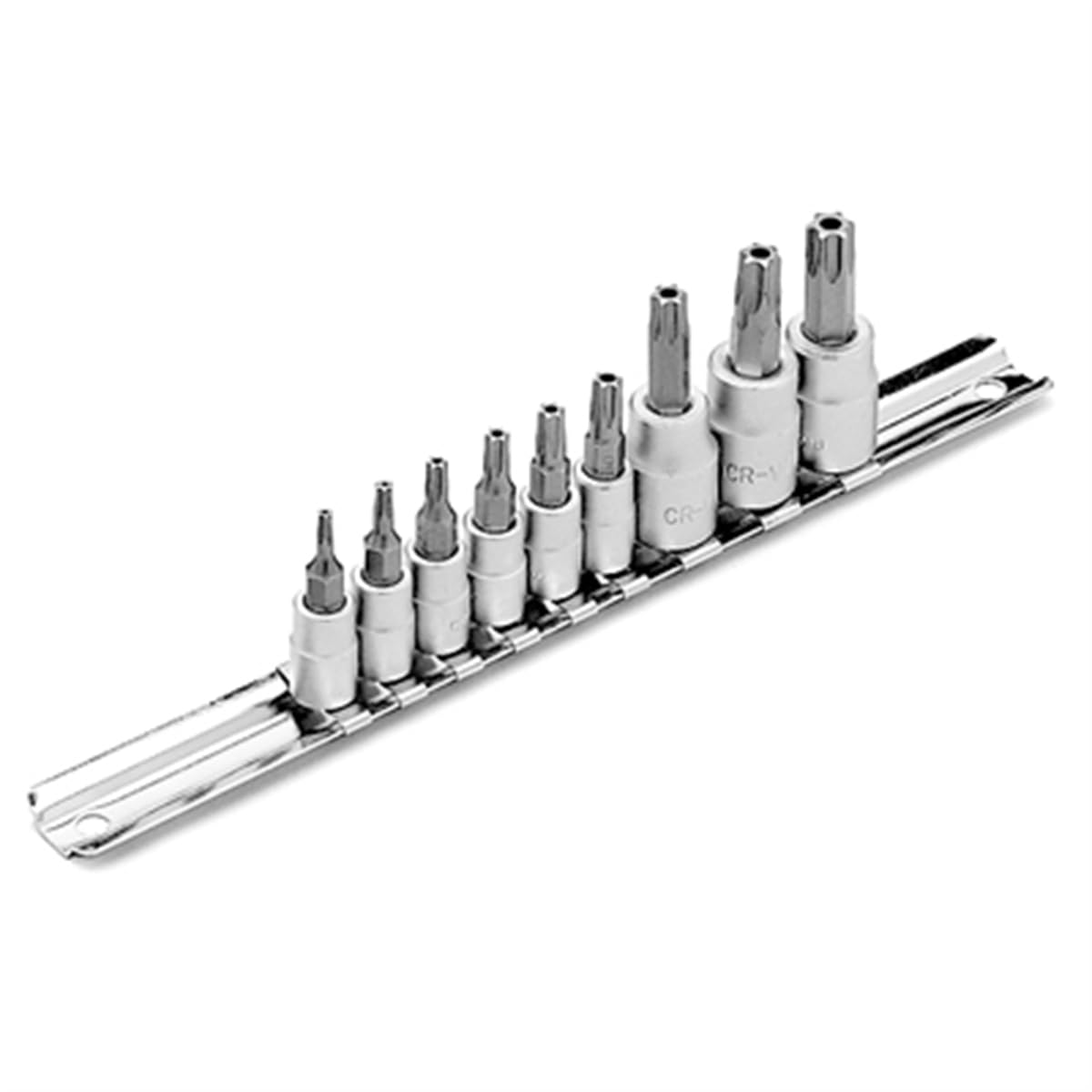 PERFORMANCE TOOL W1385 9-Piece Tamper Proof Star Bit Socket Set