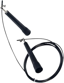 Skipping Rope 1pc Jump Rope Fitness Jump Rope Exercise Jump Rope Outdoor Exercise Rope Fitness Rope Pro Sports Rope Jumping Rope Steel Wire Black Universal