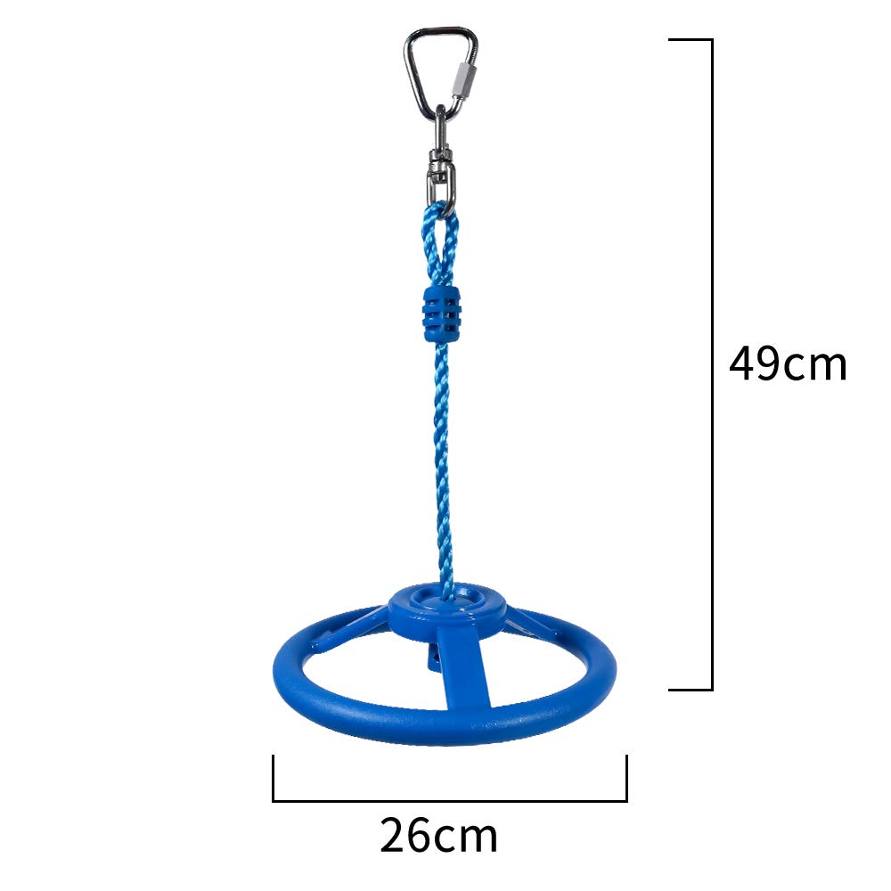 Ninja Slackline koło zamachowe, akcesoria do użytku na zewnątrz, kolor niebieski
