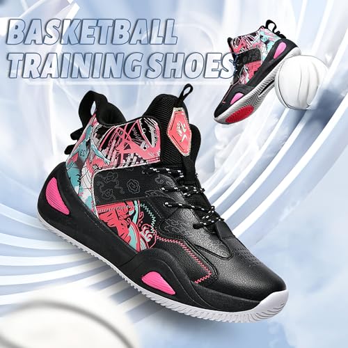 Image of Men's Basketball Shoes Fashionable Breathable Anti Slip Sports Shoes Outdoor Running Fitness Training Shoes
