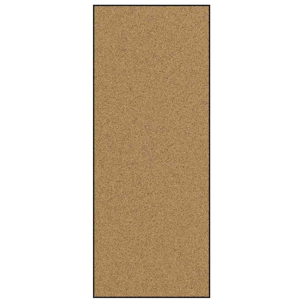 Fußmatte Creme Schwarz 120 x 300 cm Schmutzfangmatte