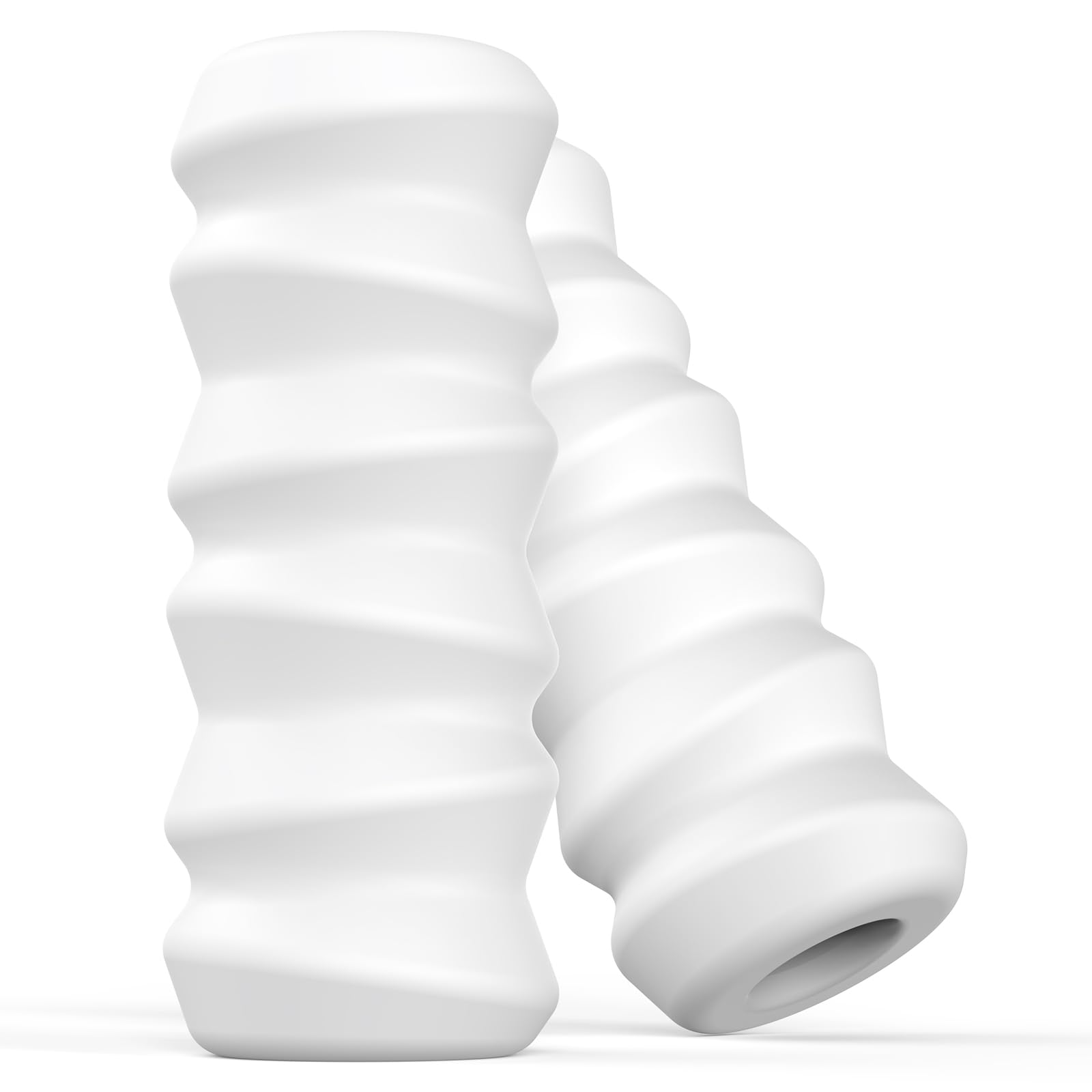 3D Realistic Pocket Pussy for Men – Male Masturbator with Soft Stretchy Tunnel, Reusable Adult Sex Toy for Intense Solo Play (White)