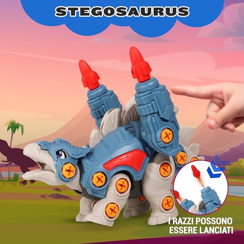 Sealilac Smontare Dinosauri Giocattolo, DIY