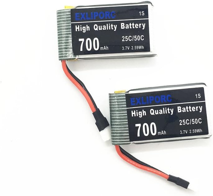 2X 3.7V 700mAh 1S 25C LiPO Battery with WALKERA Suitable for Syma X5 X5C X5SC X5C-1 X5SW X5SC-1 X5A RC Quadcopter