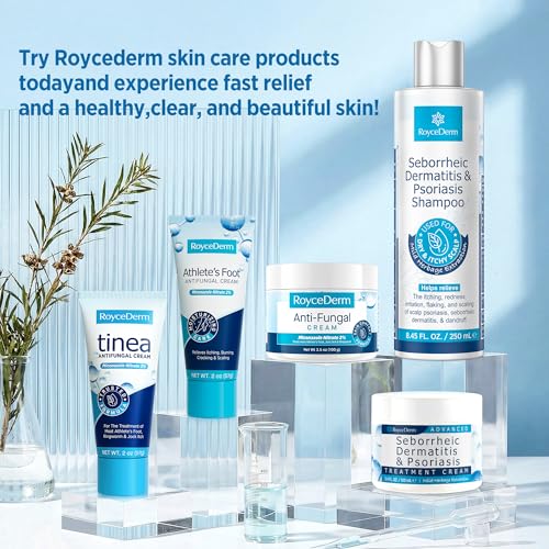 Image of RoyceDerm Extra Strength Athletes Foot Treatment Cream - Powerful Antifungal Relief for Itching and Burning - Suitable for Men and Women