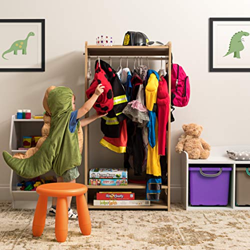 image for IRIS USA, Inc. IRIS USA Small Open Wood Clothing Rack for Small Spaces