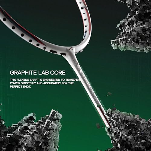 Image of Hundred Hyfonic 1 Badminton Racket (Strung) | Graphite Frame | Precision Control Racket | Balanced Feel for Accurate Shots | Max Tension 30 lbs | Full Cover Included