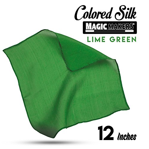 Magic Makers 12 Inch Green Color Silk - Professional Grade by Magic Makers Cover