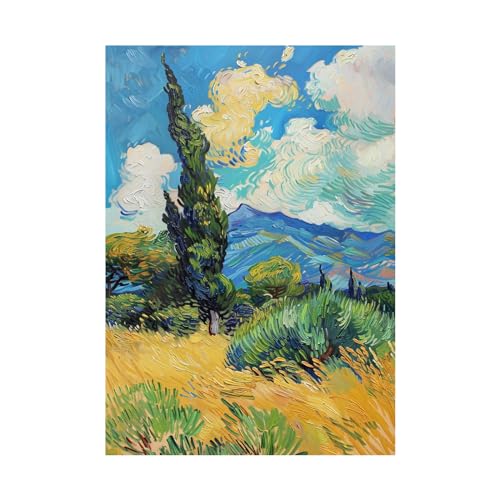 Oeuvre d'impression moderne peinture abstraite 80x120cm toile murale