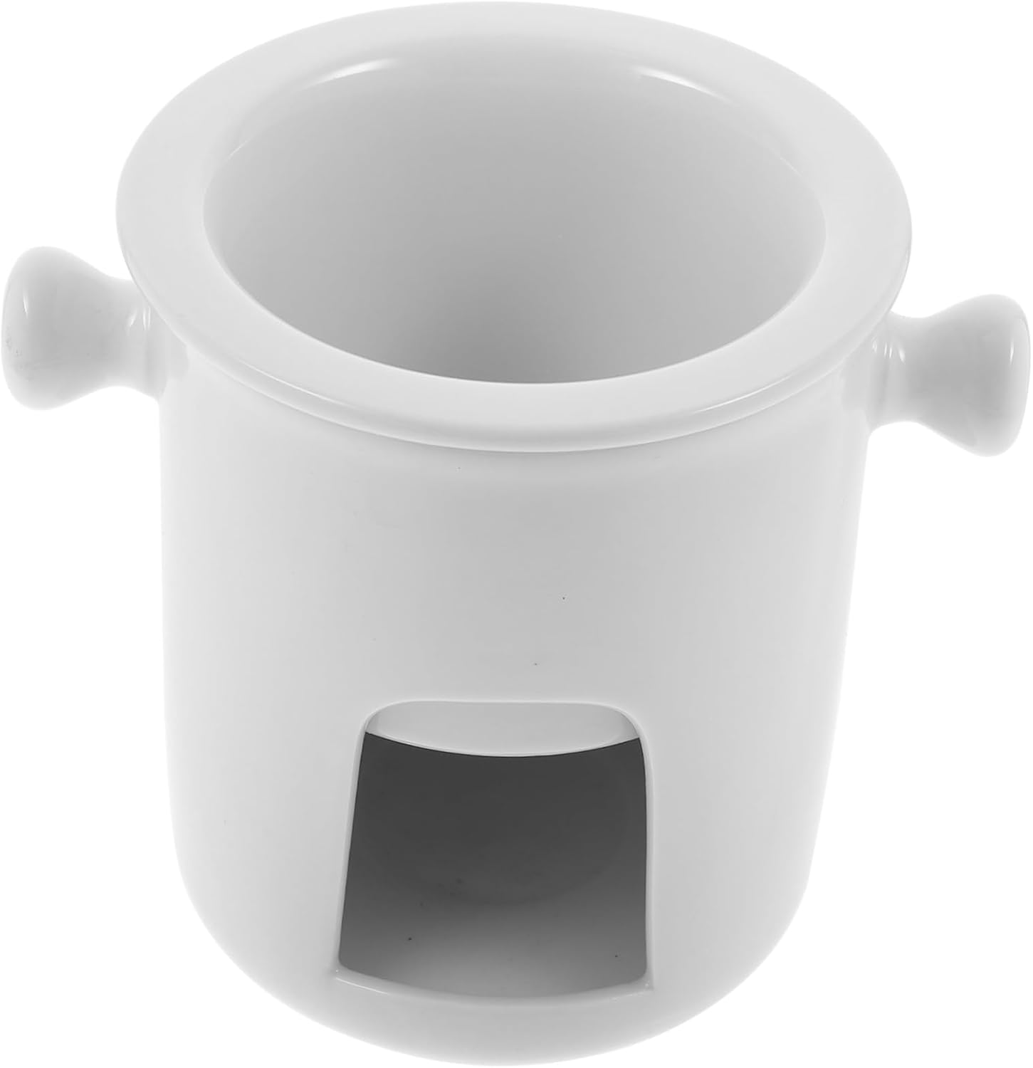 1pc Ceramic Chocolate Melting Pot Multifunctional Fondue Mug for Cheese Butter and Chocolate for Parties Home Use and Afternoon Tea Compact and Decorative Design