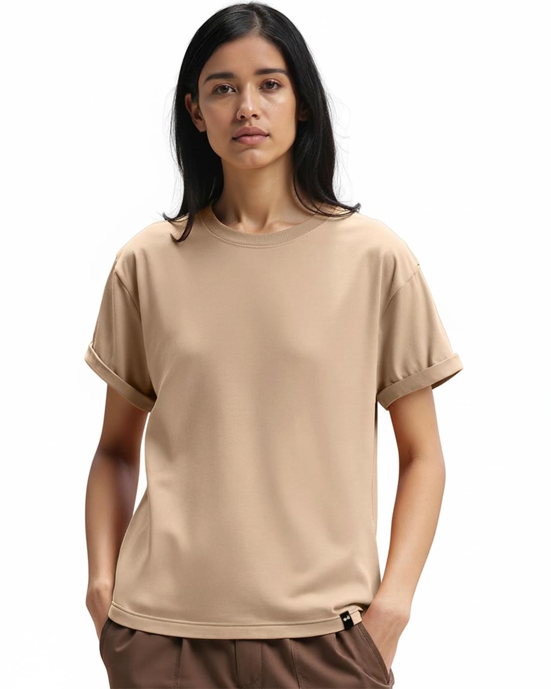 bewakoof Women's Solid Regular Fit T-Shirt-picture-30