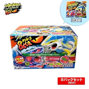 Amazon.co.jp: 1BOX／8袋シャークアタック＆Co.(アンドコ) 8袋