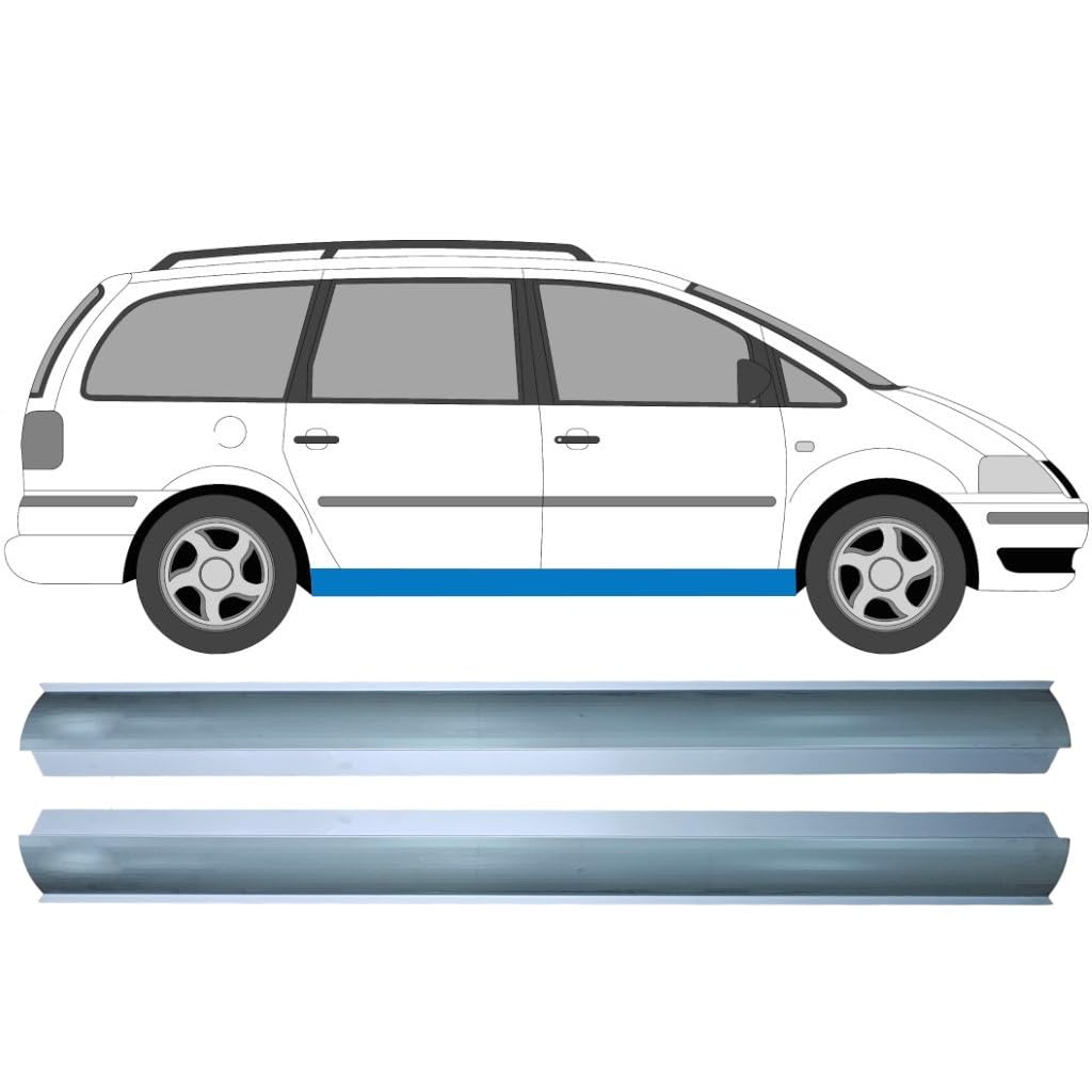 Reparaturblech Schweller für Volkswagen Sharan 1995-2010 / Links = Rechts/Satz