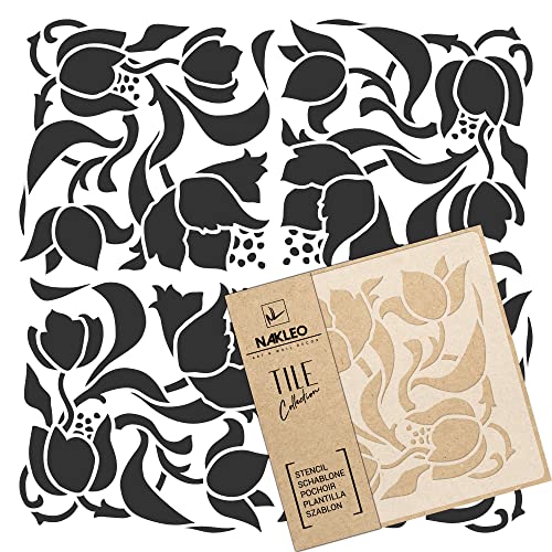 NAKLEO Stencil per Piastrelle in Plastica